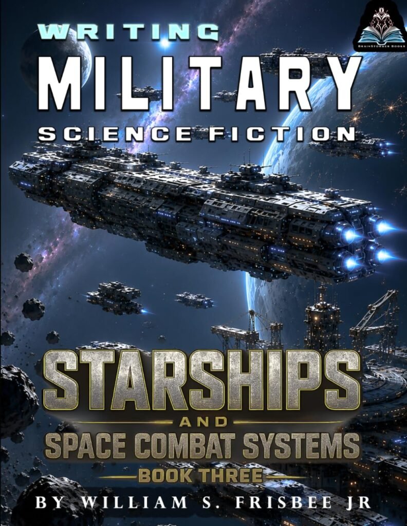 Book cover: Writing Military Science Fiction - Starships and Space Combat Systems by William S. Frisbee Jr.
